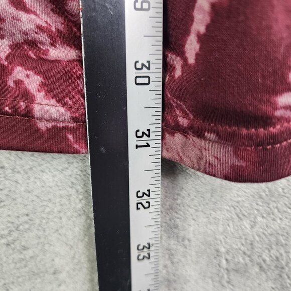 Womens Real Essentials Tie-Dye Burgundy Jogger Pants Elastic Waist Size 3X - Picture 10 of 11